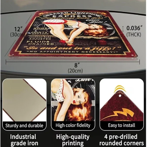 RRSERVED 🤠Garage / Man cave sign - Picture 4 of 11